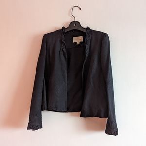 Hinge Seattle Open Boho Black Blazer, Swing Coat, S